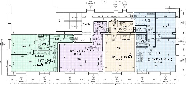 Pln byt 2. patro