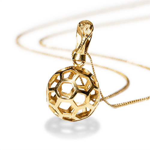 zlatý přívěsek fotbalový míč zlatý přívěsek fotbalový míč